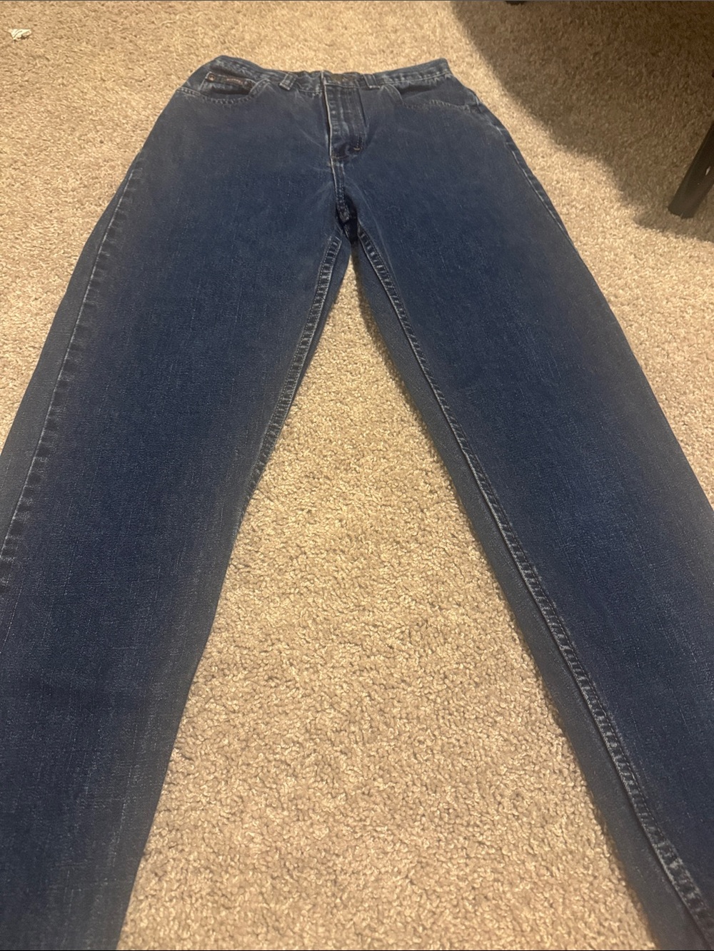 Vintage 90s Riders by Lee Navy Straight-Leg Jeans